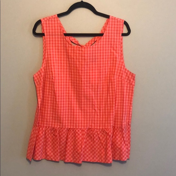 J. Crew Printed bow-back tank top - Picture 2 of 7